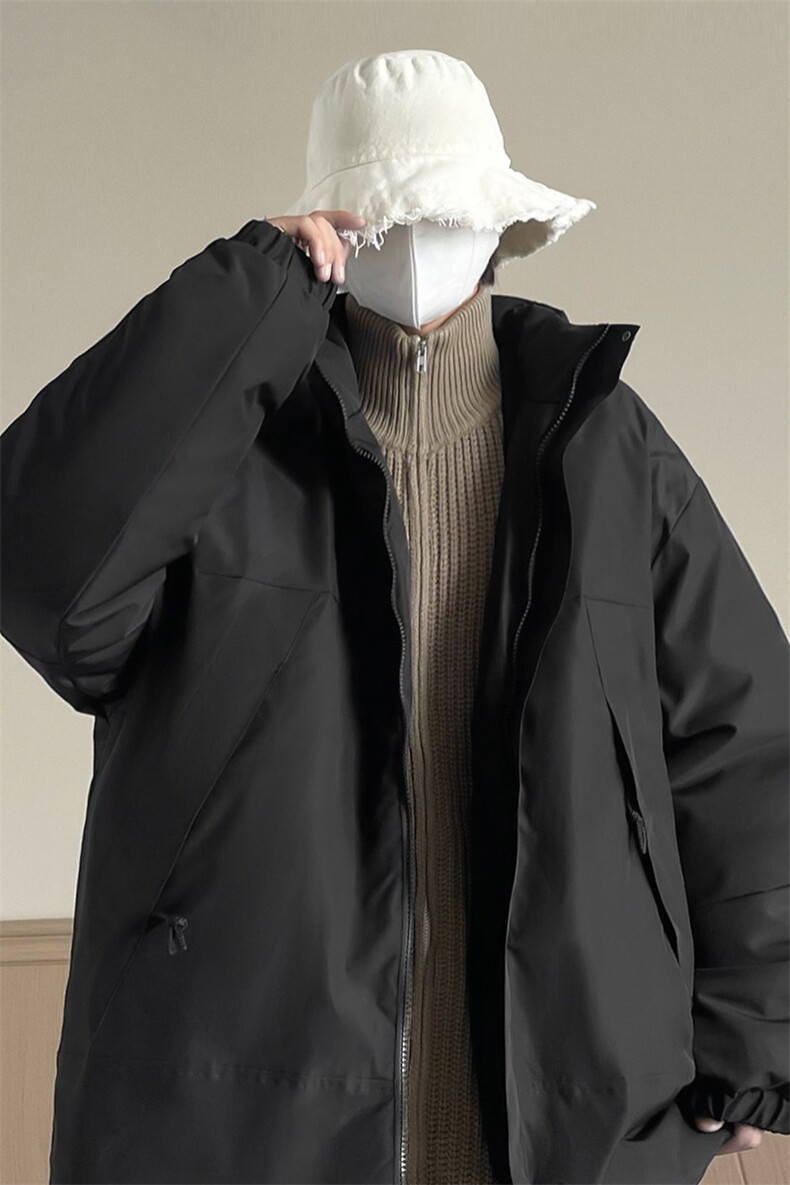 港风2025新品冬季宽松情侣装棉衣棉服冬装加厚外套M8586-P90,男装棉衣,星座717