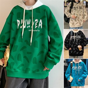 连帽卫衣男士秋季潮流牌ins宽松百搭连帽长袖上衣春秋款休闲外套,女装短外套,星座1206-1（原A206-1）