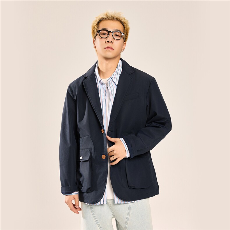 西装外套男士高级感痞帅潮牌宽松休闲日系复古小西服L3/P138,男装西服套装,星座202