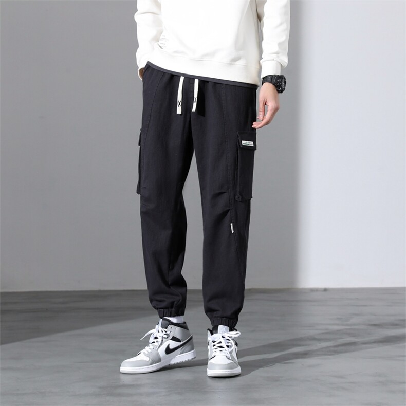 男日系工装裤弹力束脚休闲裤1516-1_2027A-P60，男装休闲裤，星座1516-1