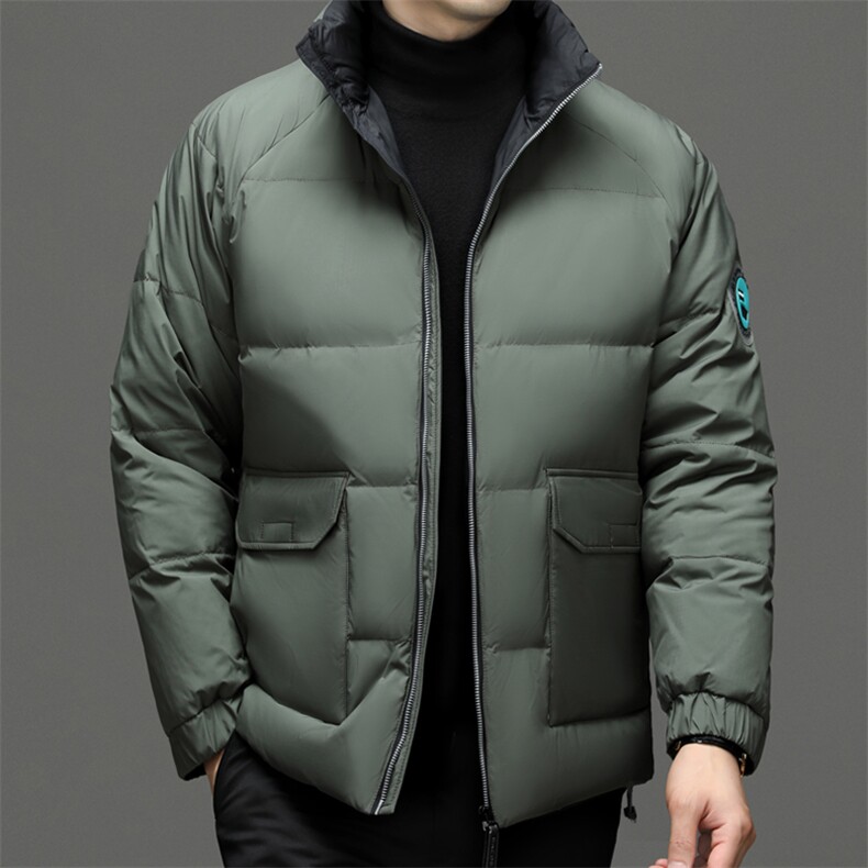 立领羽绒服保暖男装2023新款柔软轻保暖白鸭绒防寒服JZW2208-P215,男装羽绒服,星座1105-3
