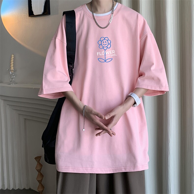 230g重磅纯棉短袖t恤男大码半袖半截袖DX17274-P20,男装T恤,电商A040