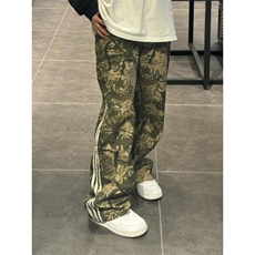 三条杠迷彩工装裤男美式复古hiphop裤子高街直筒BNLL03-特P50，男装工装外套，星座1007（原301D）