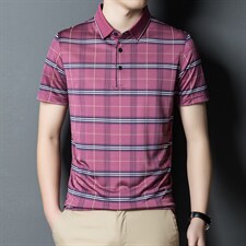POLO衫男上衣半袖男装衣服男士体恤衫T恤潮牌休闲翻领爸爸短袖男，男装T恤，电商B212（原钱塘6029）