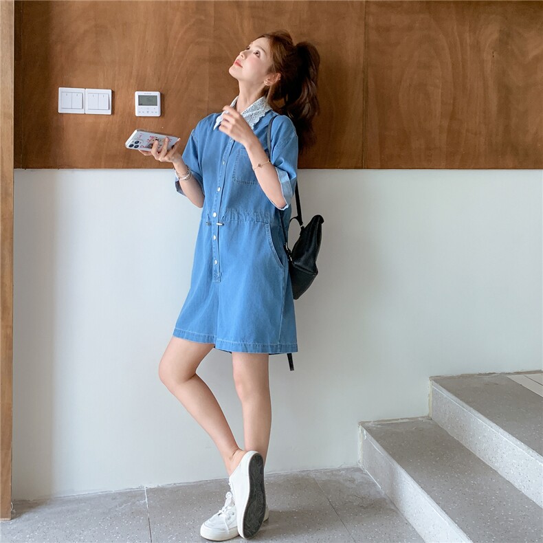 牛仔连体裙2C323P135-188,女装连衣裙,2C323
