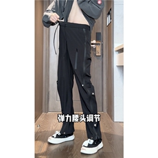 INS潮流美式机能冲锋裤双色防水拉链休闲裤B315-K23436-特p40控78，男装休闲裤，电商B315