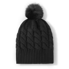 2025年春季新款百搭女士四股麻花帽，帽子，顺禾羊绒