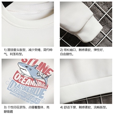 T4331-P25加绒款-P35简约帅气百搭长袖t恤男大码胖子卫衣网格，男装T恤，电商A040A