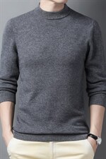 BD8185钱塘2020-2中青年男装春秋新款薄款纯色长袖，男装针织衫/毛衣，钱塘207-2
