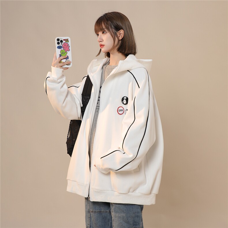 2025秋胸针款男连帽开衫卫衣WY841/P88控118-面布100棉底布100涤,男装卫衣,电商A148-1