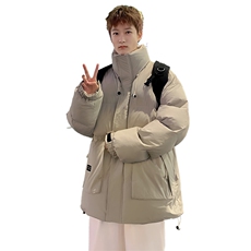 M2360-P105L-9XL冬季新款大码立领vibe潮牌棉衣面包服，男装棉衣，星座109