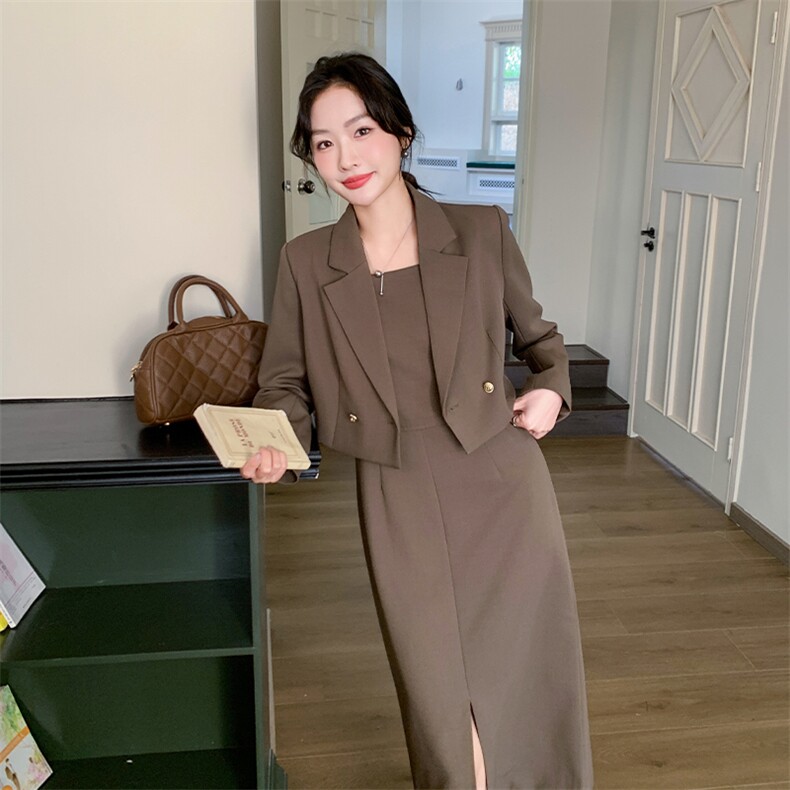 新款25春季西装套装裙631-P165-K238,女装套装/套裙,2C108