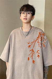 230g重磅纯棉! 夏季短袖t恤男半袖男   XT503-特P19图片