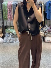 2022秋季新款时尚休闲潮流百搭纯色马甲，女装马甲，L·H·X