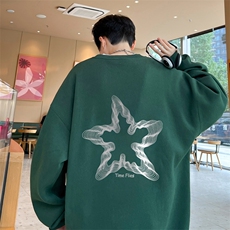 ！圆领卫衣男装港风长袖T恤男外套男WY174-P28，男装卫衣，电商B367
