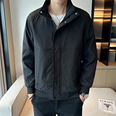 2023秋季新款夹克外套男时尚潮牌拼料立领上衣jk8831-p88，男装夹克，电商D303