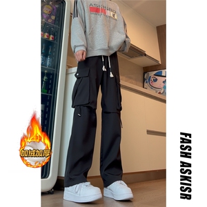 抖音得物品质百搭休闲卫裤212-2-DY239-特P60 加绒特P65图片