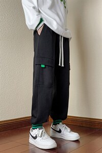 高品质秋季新款运动裤男束脚宽松卫裤潮流休闲长裤篮球裤子图片