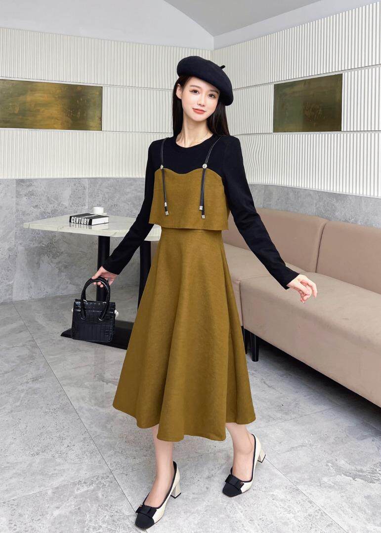 秋季时尚连衣裙，女装连衣裙，亿炫(5F)