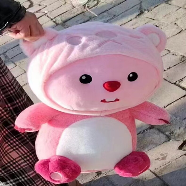 粉帽海狸，源头毛绒玩具