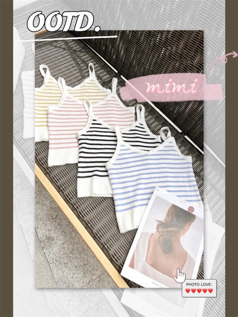 春季新品百搭吊带，女装背心吊带，MI MI(1F)