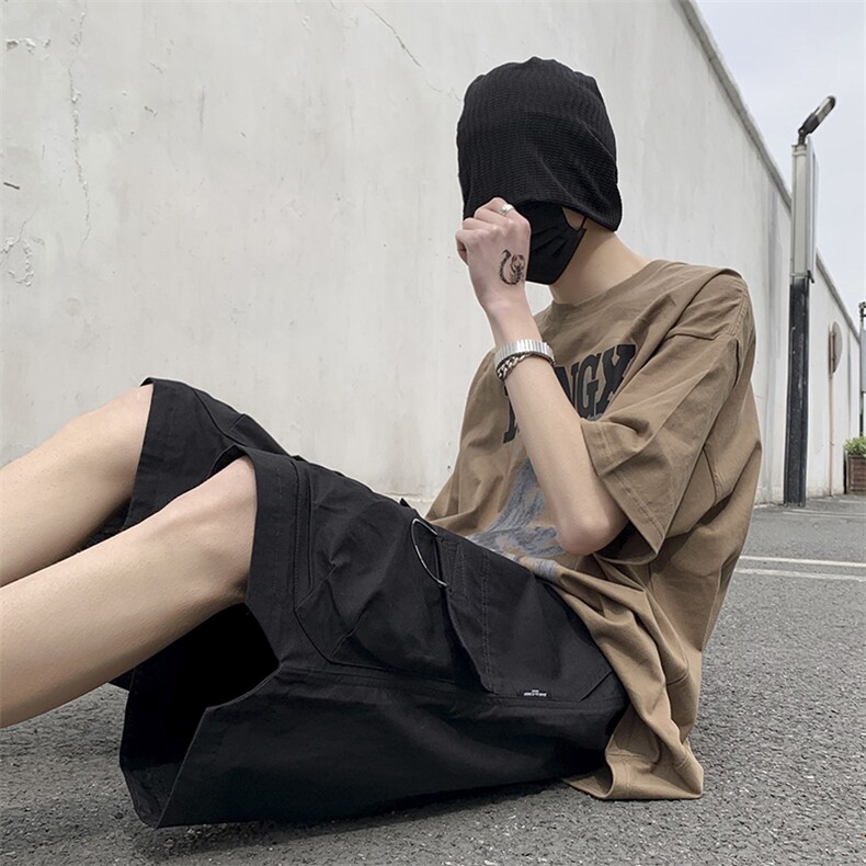 23年高街男士工装短裤五分裤A210-DK16-P55,男装牛仔裤,电商A210