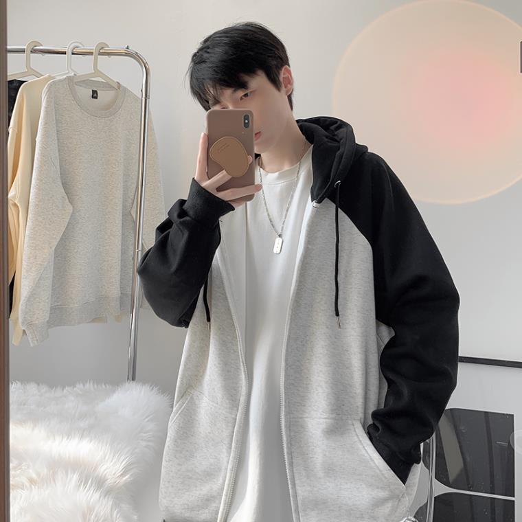 插肩加绒银狐绒连帽卫衣外套J1000/P68,男装卫衣,星座506