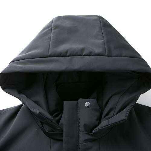 中老年可脱卸内胆羽绒服男长款冬装外套保暖防寒服ALXB9662-P365，男装羽绒服，电商B212（原钱塘6029）