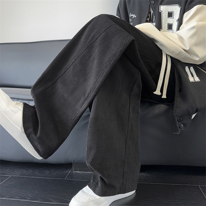 加绒休闲裤男宽松灯芯绒弯刀裤K3657-P45加绒P55控68加绒控78,男装卫衣,星座209-2