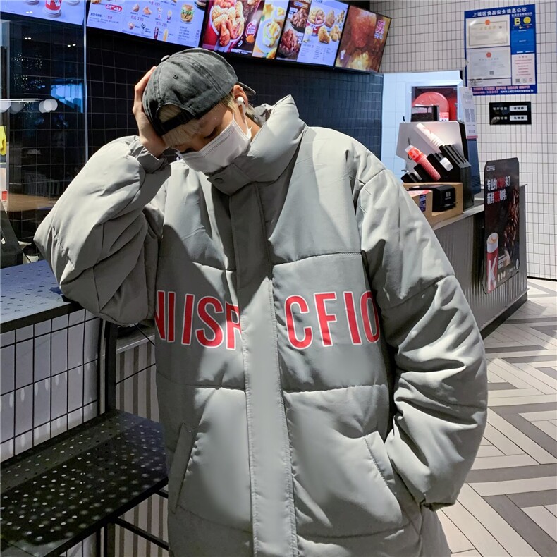 2025冬季新款立领轻薄棉服加厚棉衣外套短款面包服M909,男装棉衣,星座1108