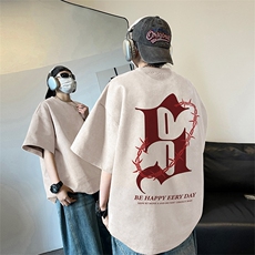 高品质220克得物抖音品质xz605-djp167-特批23控39，男装T恤，星座605(原A050)