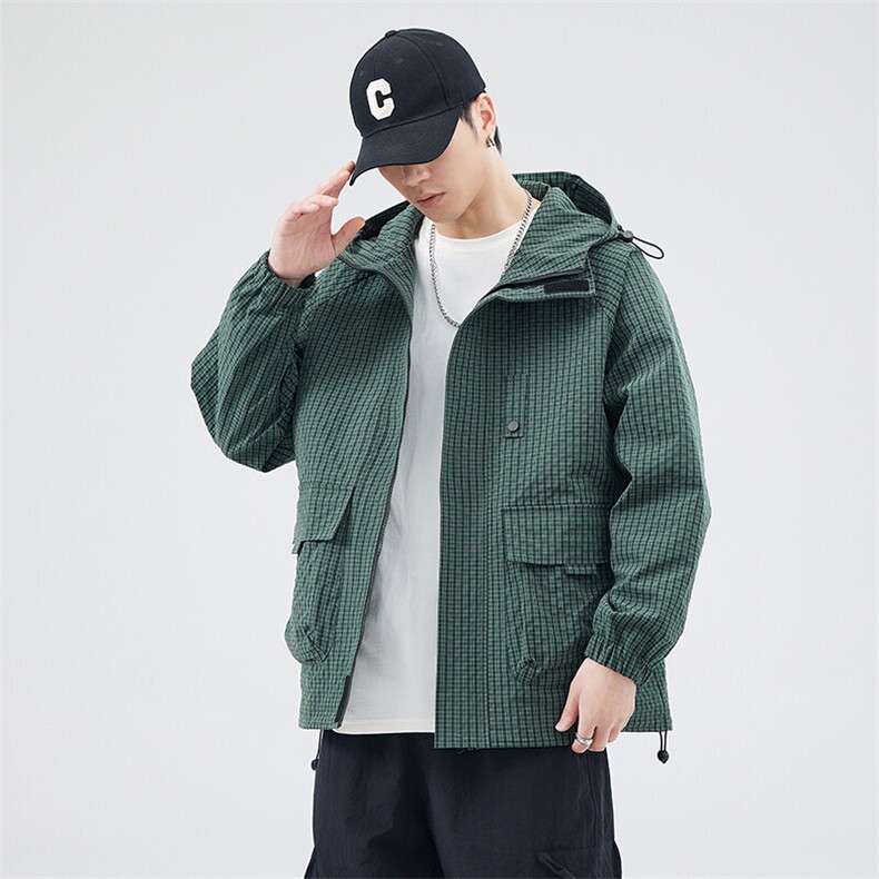 秋季户外连帽夹克男外套男女同款DSA157B-JK7811-P75,男装夹克,电商A157B