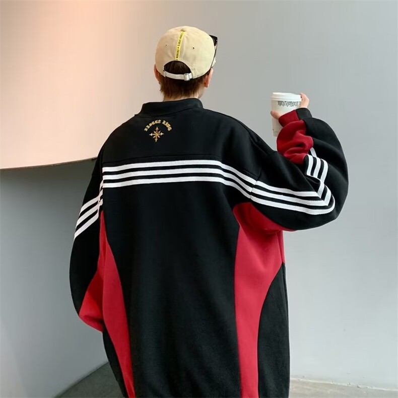 卫衣男潮牌秋春秋季2023新款时尚潮牌刺绣男士长袖上衣WY083-P45,男装卫衣,星座308B-1