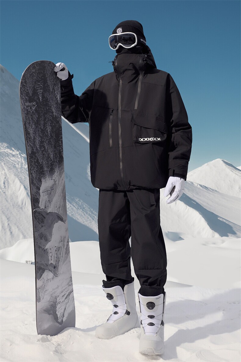 冬季加厚保暖防风防寒滑雪服衣裤套装男女HF57+K1002J加绒-P250,男装休闲套装,电商A001-1