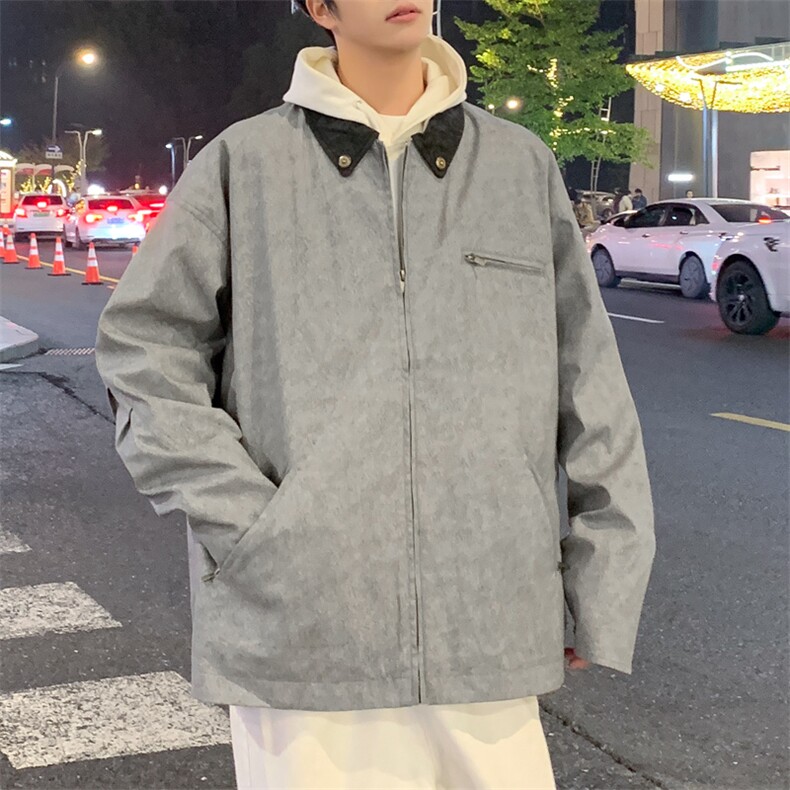 春季底特律工装水洗扎染夹克美式复古男装外套A406JK3507特P85,男装夹克,星座309（原A406）