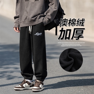 2024冬新款 cityboy日系加绒加厚宽松束脚休闲运动裤K262-P40控78图片