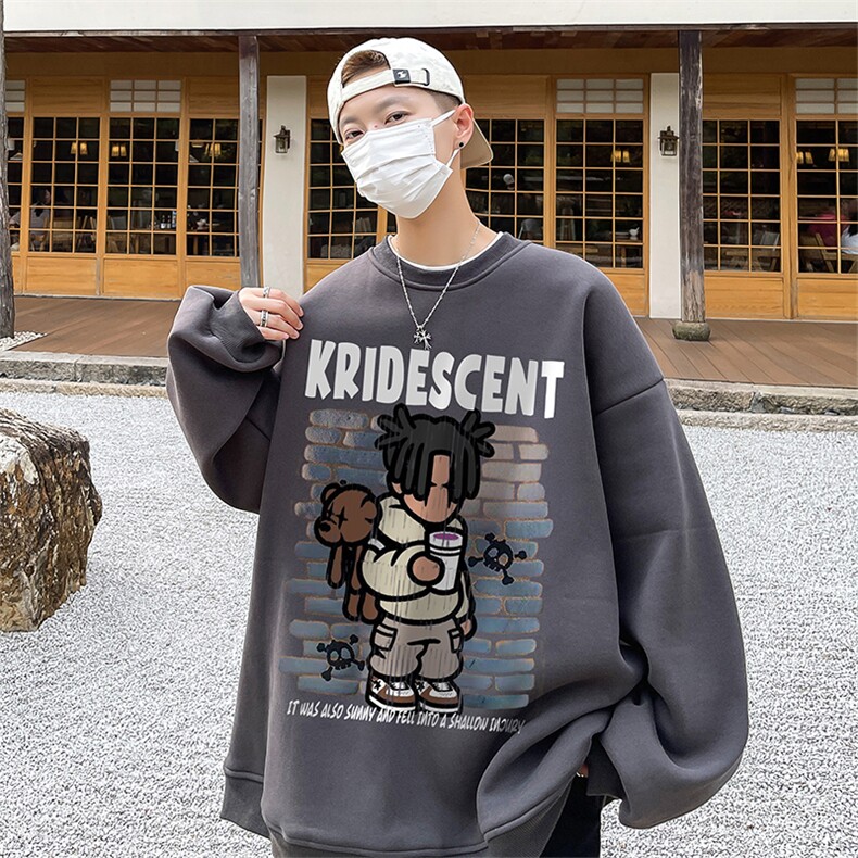 直播360克重磅美式印花卫衣Y207特P28 同步供应华棉品质P38特图片