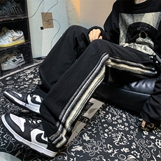 2023秋冬美式高街欧棉绒直筒休闲运动裤货号K682P60，男装休闲裤，电商A063