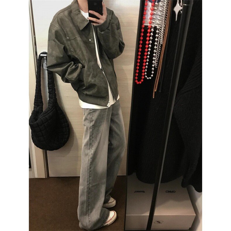 【有货】5333CC-特P80夹棉麂皮衣外套男加厚翻领棉衣,男装夹克,星座1007（原301D）