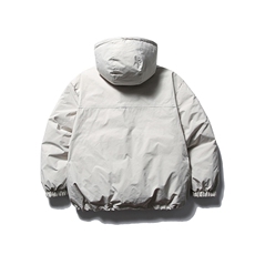 南夏乔装2025冬款纯贴布装饰连帽羽绒服日系复古宽松保暖羽绒袄男，男装羽绒服，电商S006（B521）