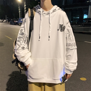 2023秋季新品青少年港风时尚印花连帽百搭卫衣男女同款 W411-P30图片