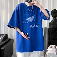 华夫格t恤男短袖男大码五分袖短句风HT73270-P22，男装T恤，电商A040