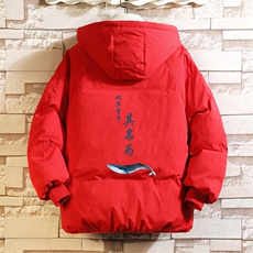 控128加绒面包服男大码羊羔毛衣男MY16261-P100，男装棉衣，电商A040A