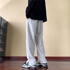 美式运动卫裤男高街拉链开叉裤子秋季休闲长裤A166-YK015-P45控65，男装休闲裤，电商A166
