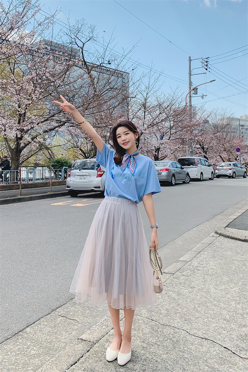 网纱连衣裙2021夏季季新款休闲舒适纯色常规,女装连衣裙,艾艾淮淮