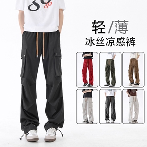 工装口袋褶皱休闲裤 K101无影墙 92%聚酯纤维8%氨纶(S-2XL)TP28图片