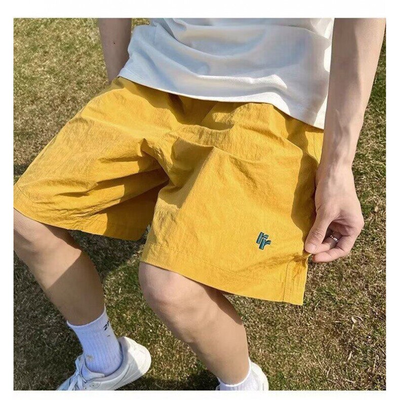 冰丝速干短裤男夏季穿搭薄款休闲宽松运动五分裤1001-1-D094-P28,男装牛仔裤,星座1001-1