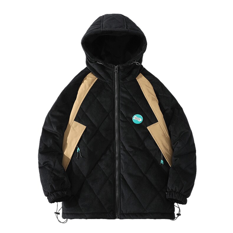 冬上新加棉加厚棉服中性个性连帽棉衣外套男女8330-P115控价158,男装棉衣,电商A441-1