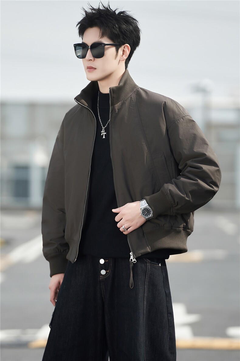 M-3XLB3539937P205灰半高领2025羽绒服【标50控活动价328】,男装羽绒服,电商B353