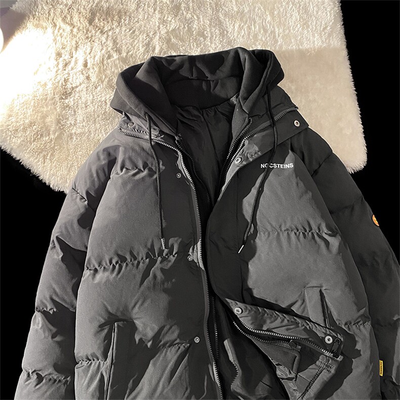 假两件棉服外套男连帽加厚棉衣2199特P90,男装棉衣,电商A309